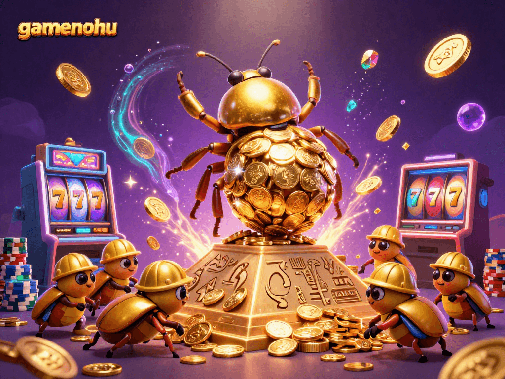 Experience thrilling slots at gamenohu with vibrant visuals and captivating casino elements.