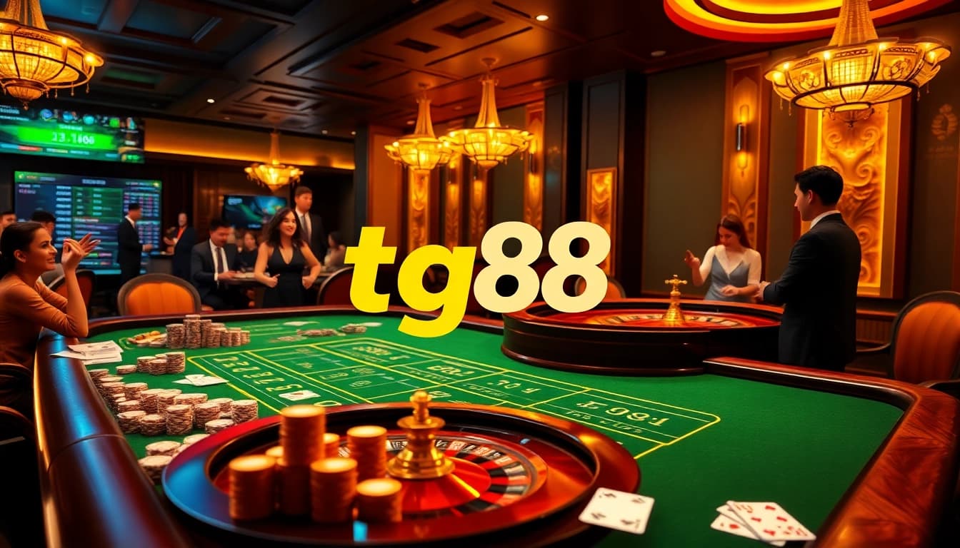 Experience the excitement of tg88 casino gaming with vibrant tables and thrilling action.