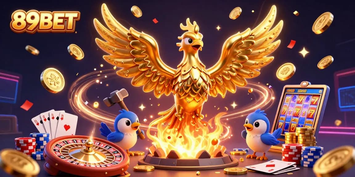 Engage in exciting gameplay at 89BET with golden phoenix and dynamic casino elements