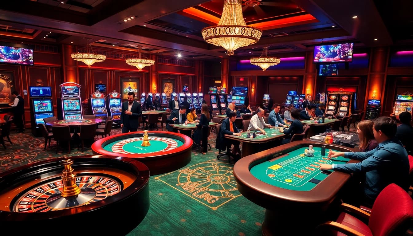 Experience thrilling casino moments at f168.ing with vibrant tables and joyful players.