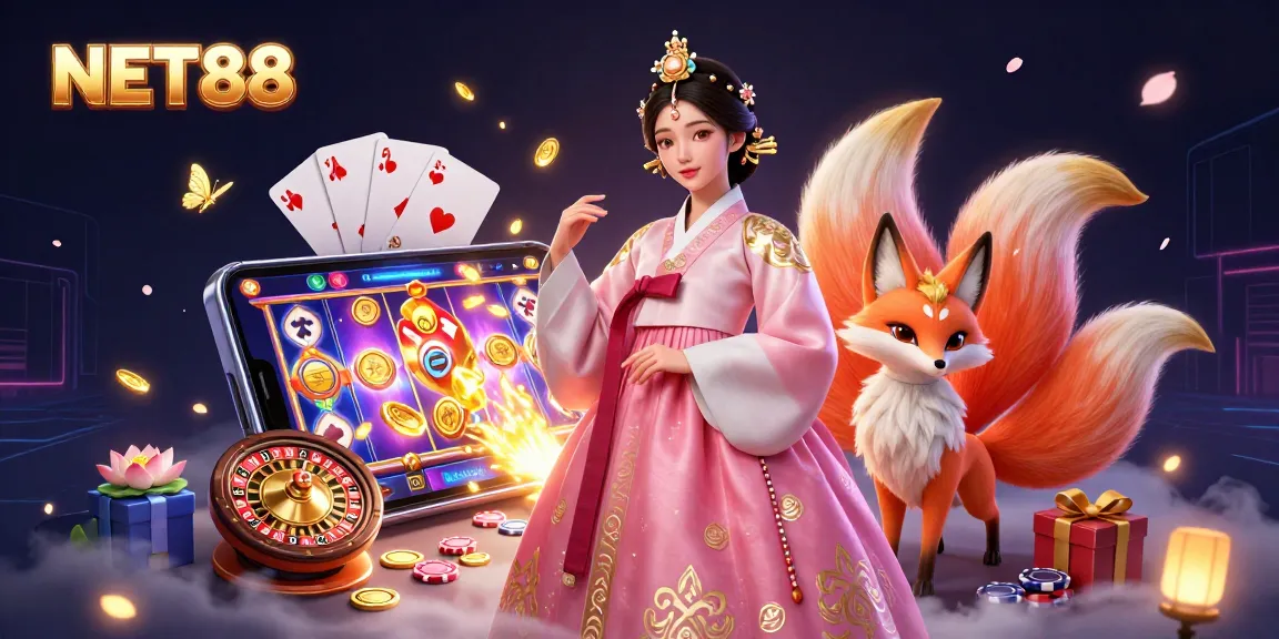 Engage with NET88 while enjoying exciting games, featuring vivid Asian casino elements and dynamic prizes.