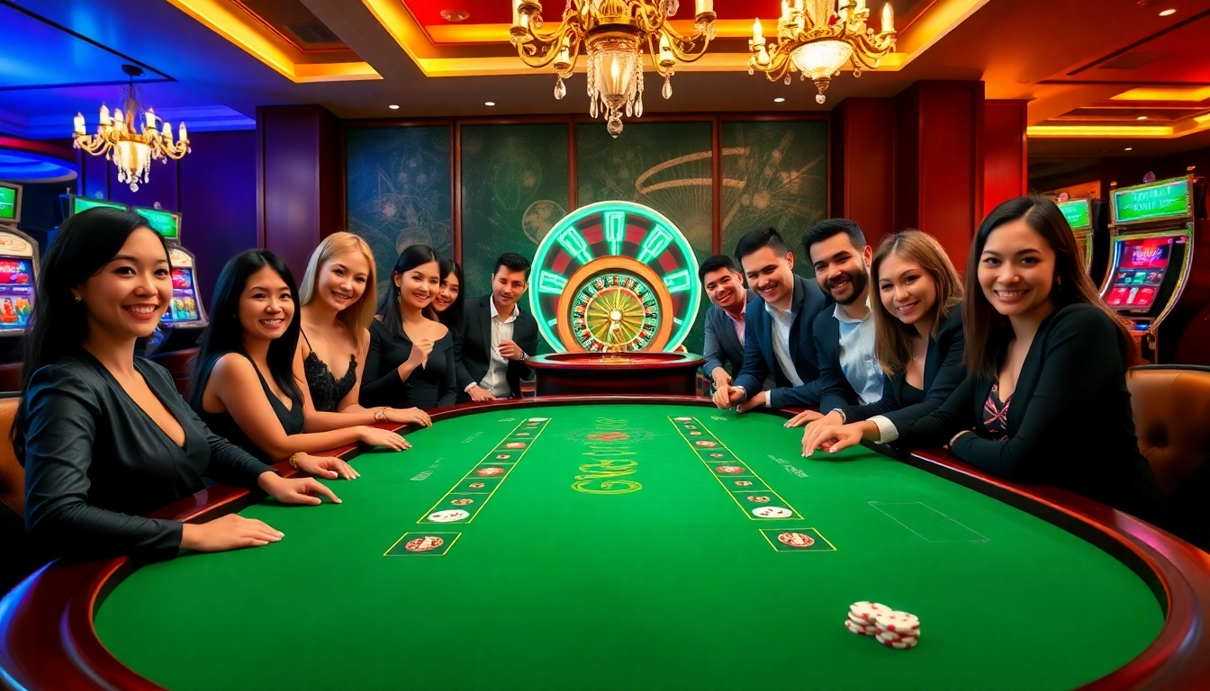 View a vibrant blackjack game scene at 98win. com, showcasing excitement and luxury in gambling.