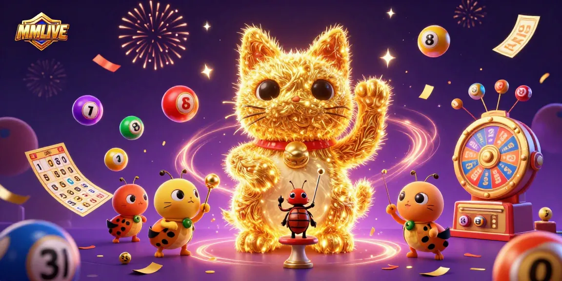 MMLIVE app showcases live streaming entertainment with vibrant energy and captivating casino symbols.