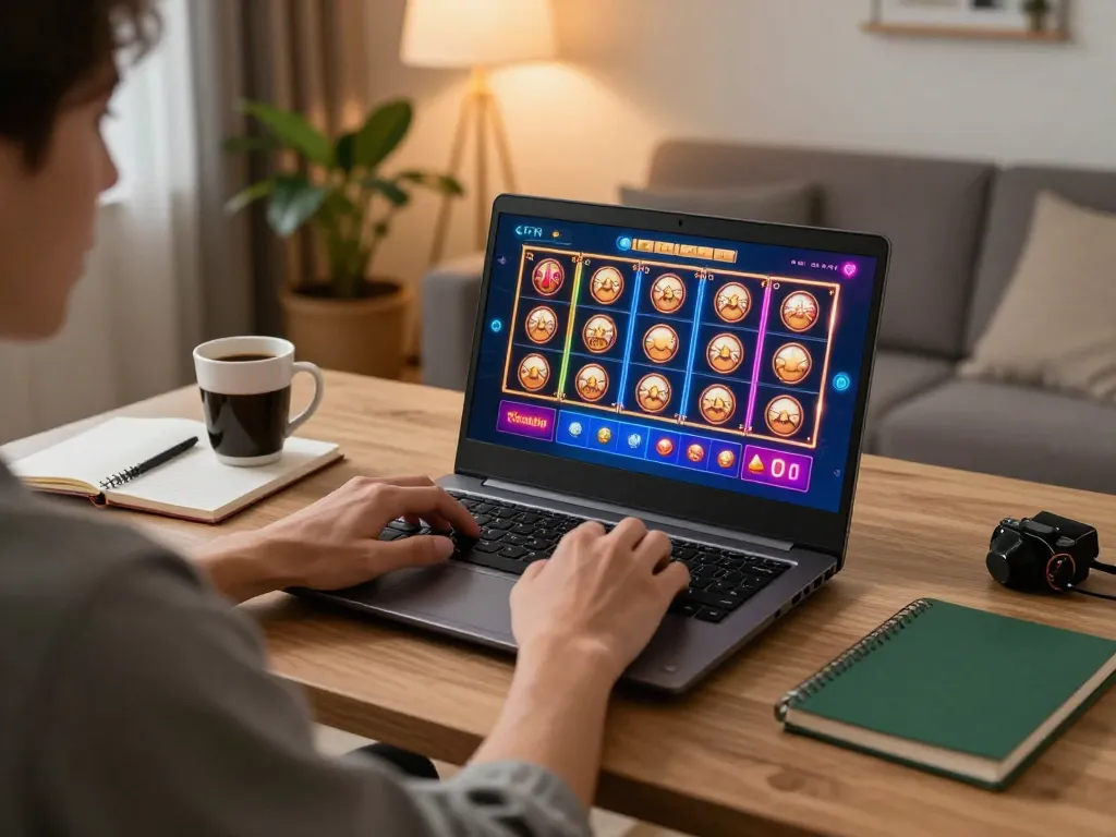 Engaging in online casino gameplay through abc8go's platform with strategic planning elements!
