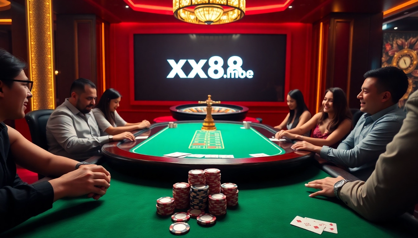 Win big at https://xx88.moe/ with a thrilling casino atmosphere of poker and roulette.
