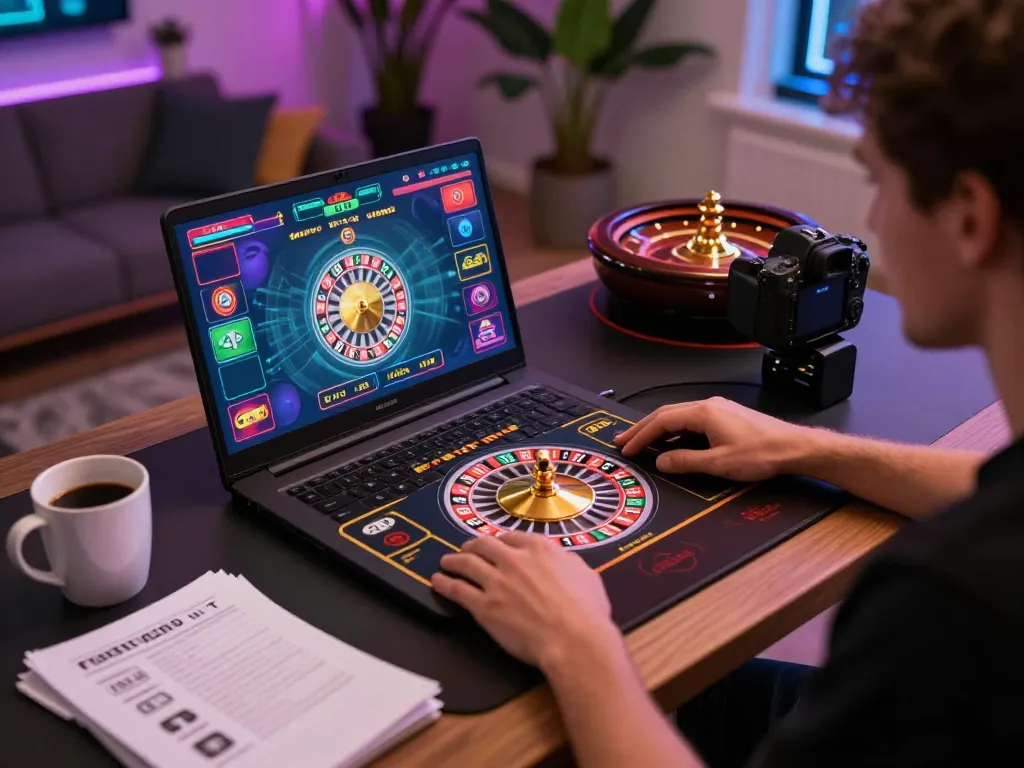 Experience thrilling online gambling at XX88 with live dealer roulette and vibrant gaming setups