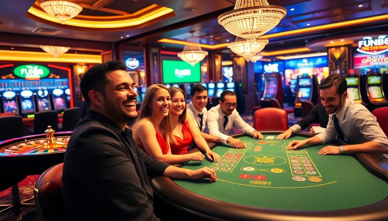 Experience thrilling betting action at Fun88 casino, with poker tables and roulette.