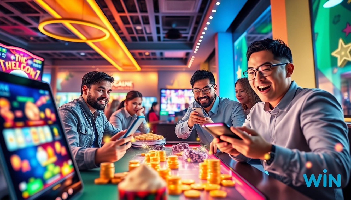 98WIN online gambling experience with vibrant games and enthusiastic players.