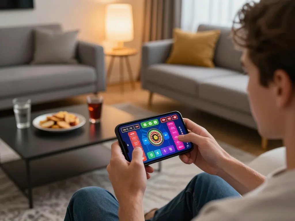 Experience mobile gaming excitement at home with Link Vào Jun88 on smartphone.