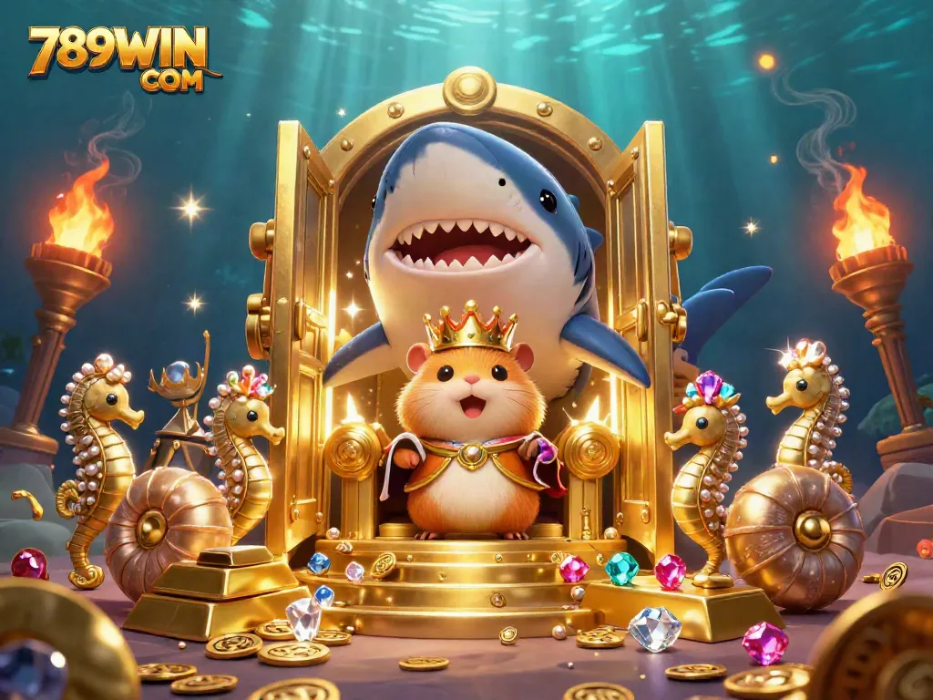 Experience thrilling adventures at 789WIN COM with dynamic treasures and captivating characters in this vibrant illustration.