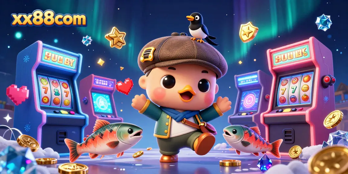 Engage with the vibrant atmosphere of xx88com's casino world featuring unique characters and thrilling game elements.
