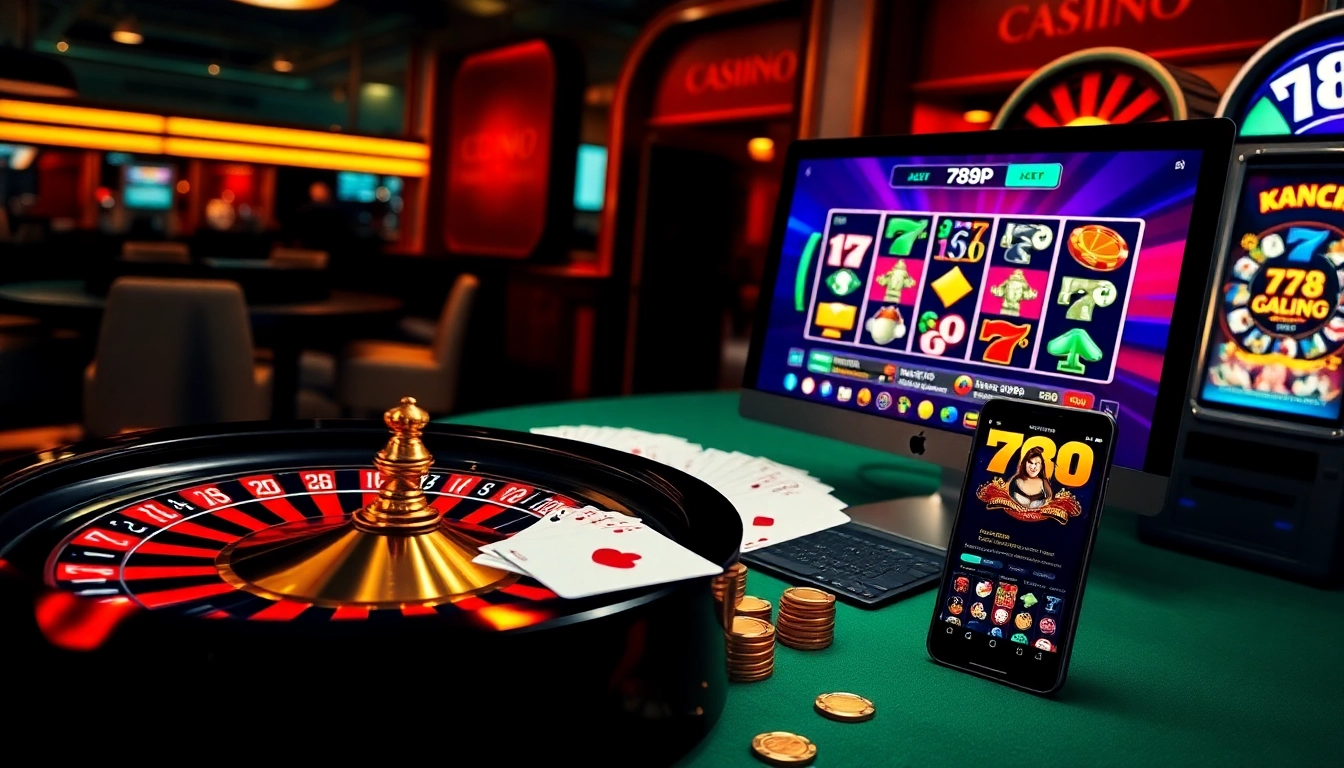 Experience the thrills of online casino gaming with 789p's immersive gambling interface featuring roulette, cards, and slot machines.