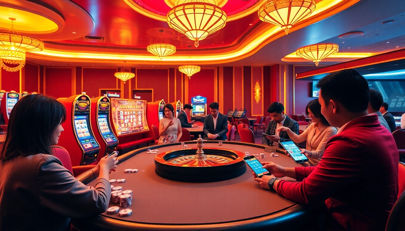 Experience the thrill of online gambling with 888new tải app featuring vibrant casino elements.