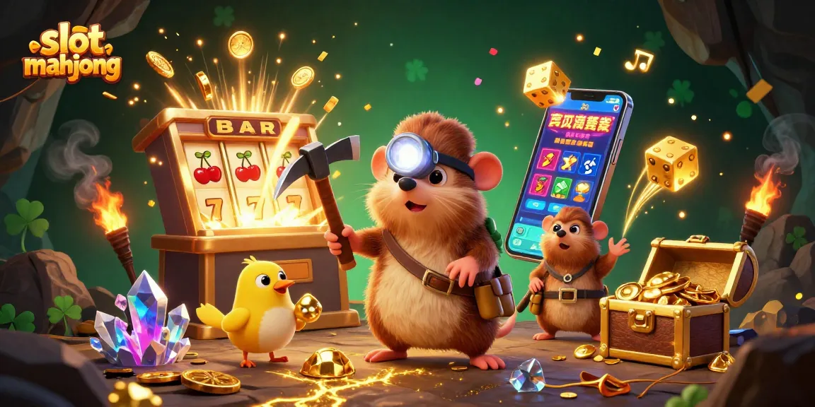 Engage in exciting slot mahjong adventures featuring captivating characters and colorful casino game elements.