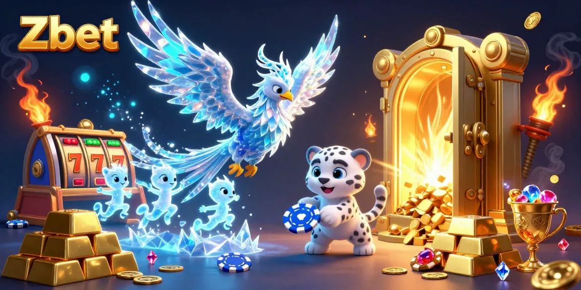 Join Zbet and immerse in captivating slot games with vibrant characters and dazzling treasures.