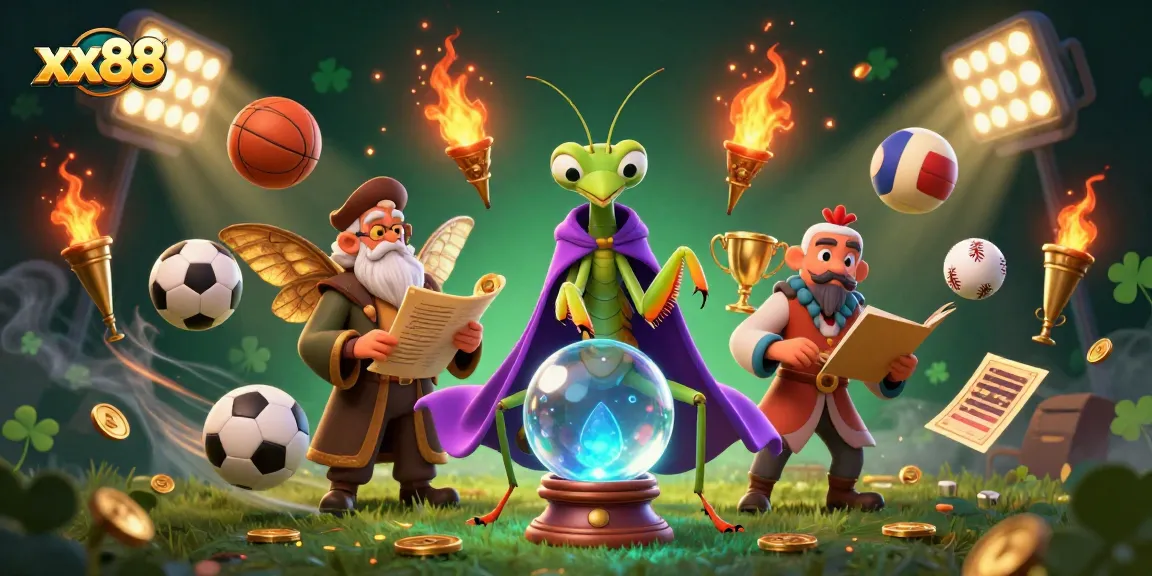 Experience the excitement of xx88 casino through a vibrant 3D illustration of characters, sports, and casino elements.