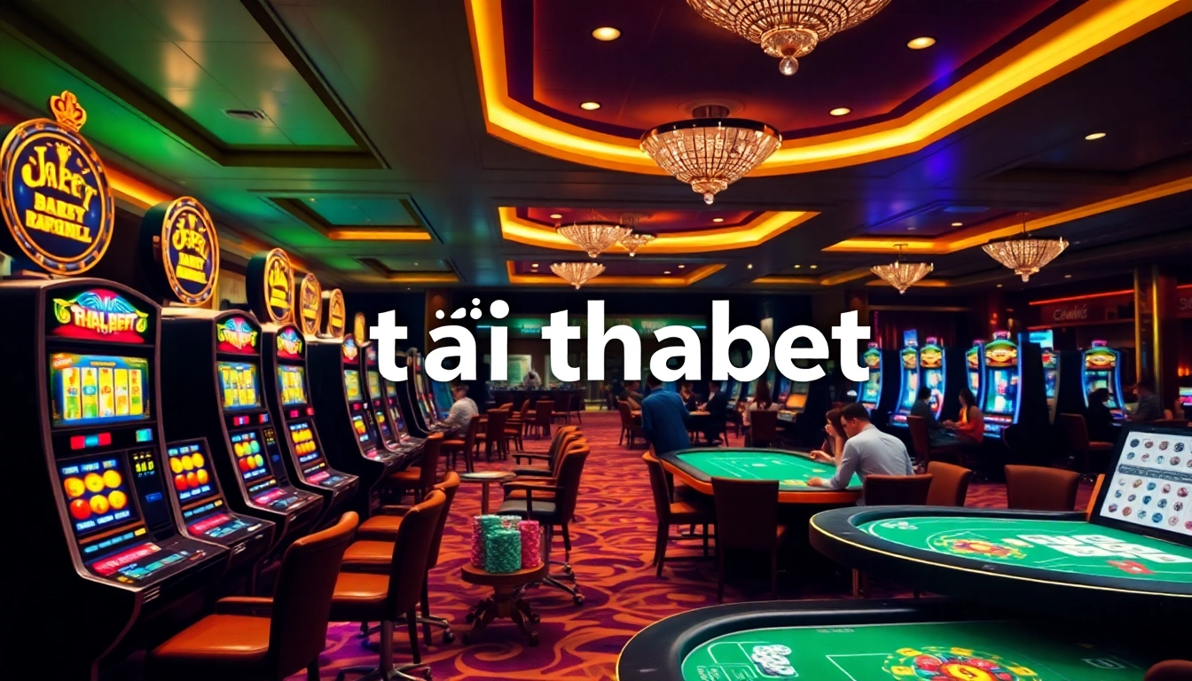 Experience thrilling gaming at THABET with tải thabet showcasing exciting gameplay action.