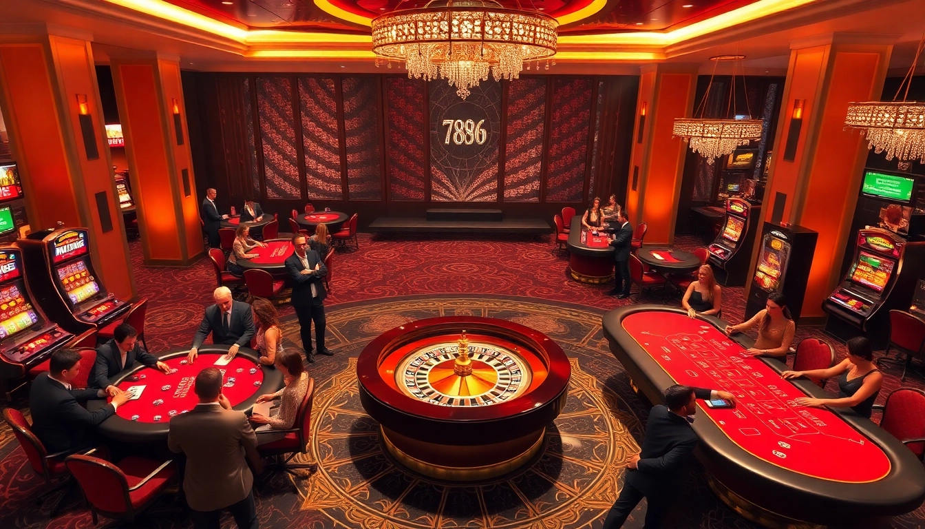 Experience the thrilling atmosphere at 789f with diverse casino gaming options and vibrant players.