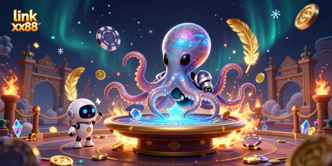 Engage with thrilling game tables at link xx88 with an exciting alien experience in a vibrant casino environment.
