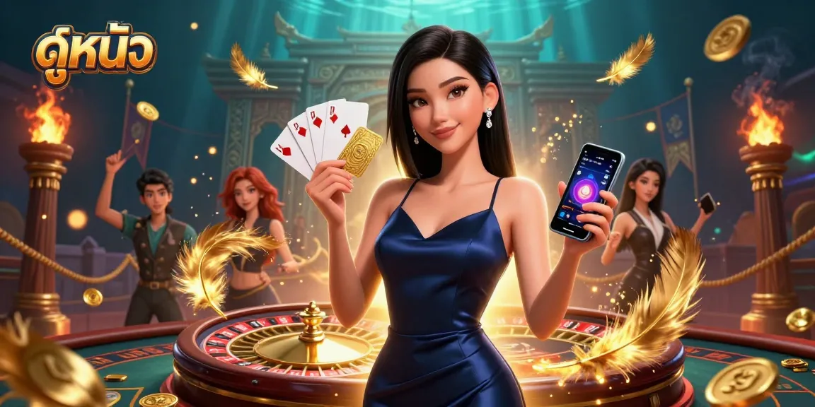 Experience ดูหนัง online at a vibrant casino-themed celebration filled with dynamic game elements and rich visuals.