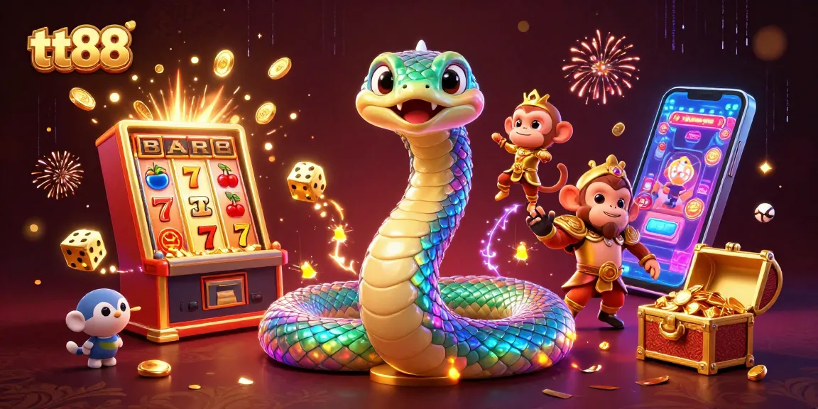 Engage with thrilling slots and winnings at tt88's vibrant casino, featuring dynamic game elements.