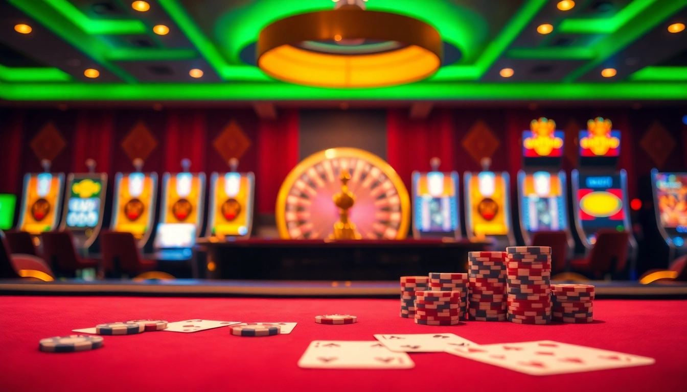 Experience the excitement of gaming at trang chủ 888new with captivating casino visuals featuring poker chips and roulette.