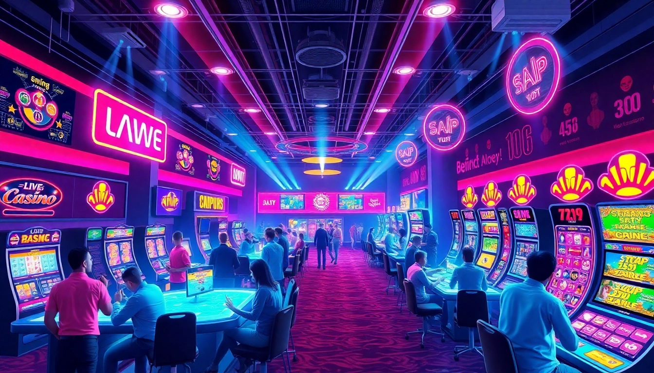 Exciting online gaming environment featuring 69 VN 01 players enjoying live casino and jackpot slots.