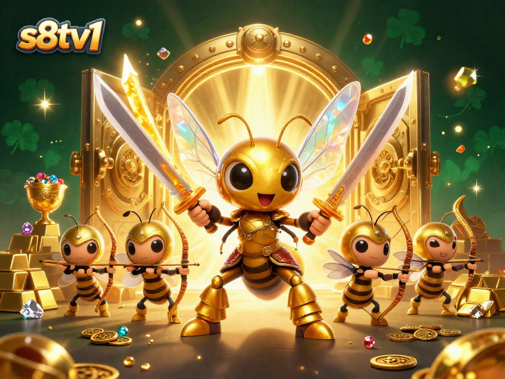 s8tv1 offers an exhilarating live betting experience with prismatic visuals and energetic mascot.