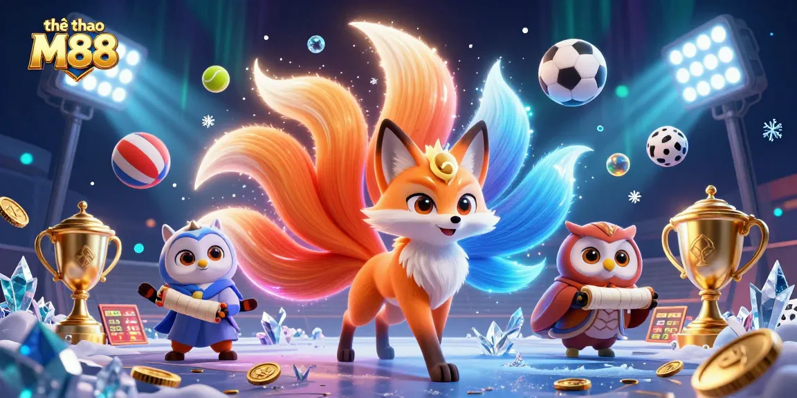 Experience the excitement of thể thao M88 with our vibrant illustration of dynamic sports betting and engaging gameplay.