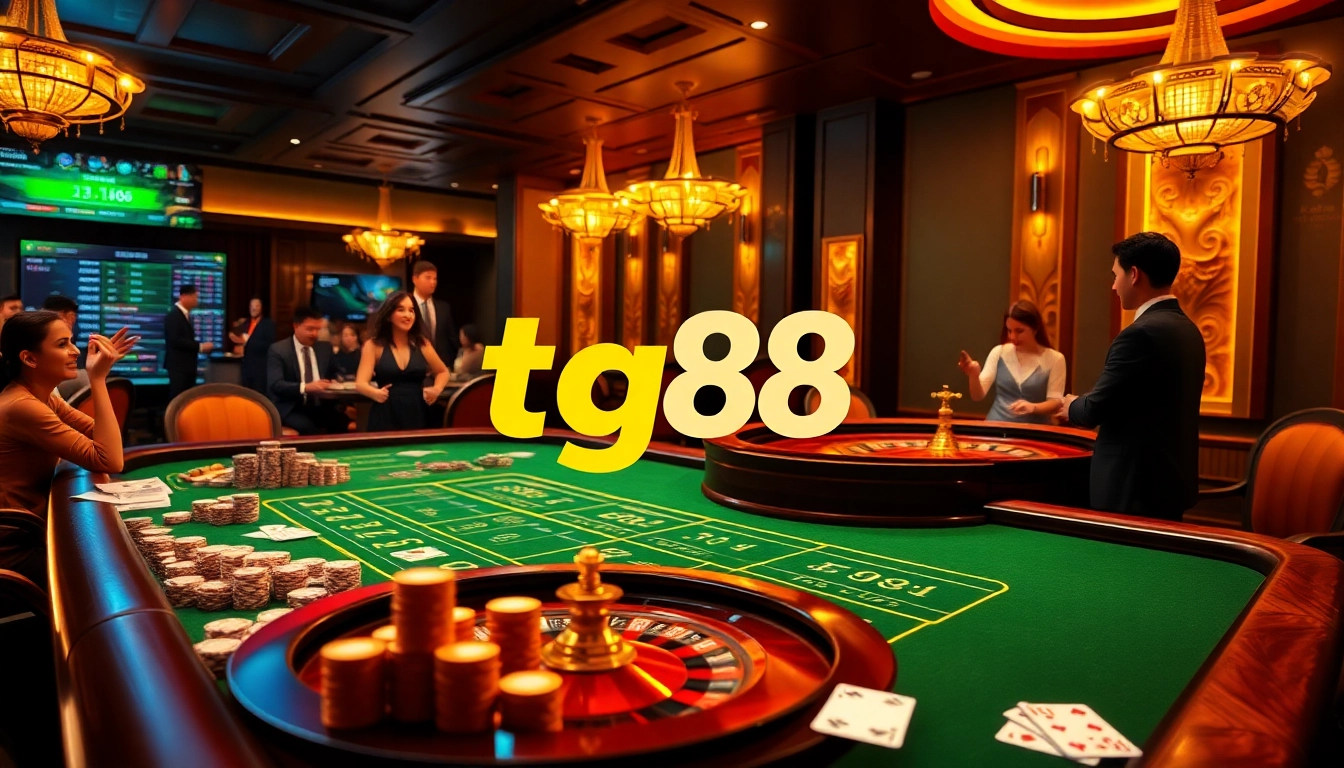Experience the excitement of tg88 casino gaming with vibrant tables and thrilling action.