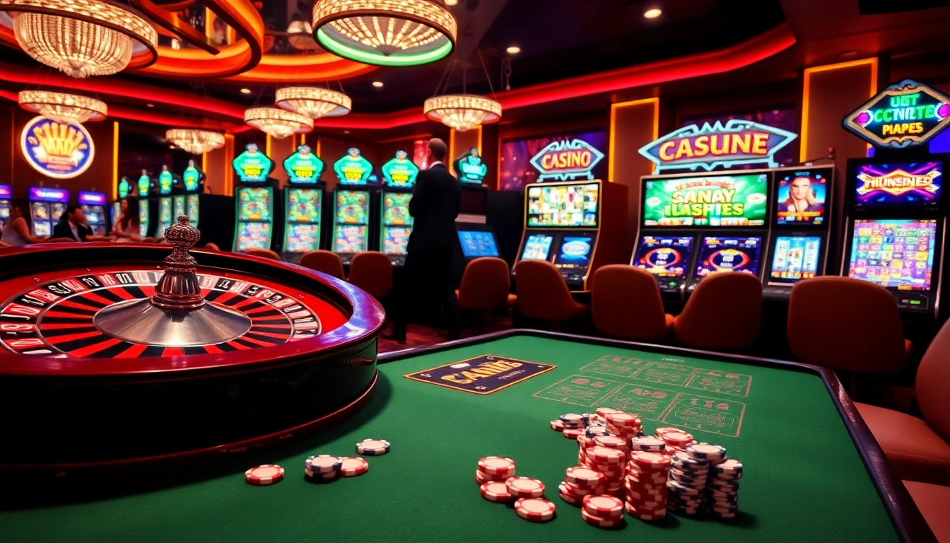 Engaging QQ88 Today betting scene with roulette and poker chips, capturing the thrill of online gambling.