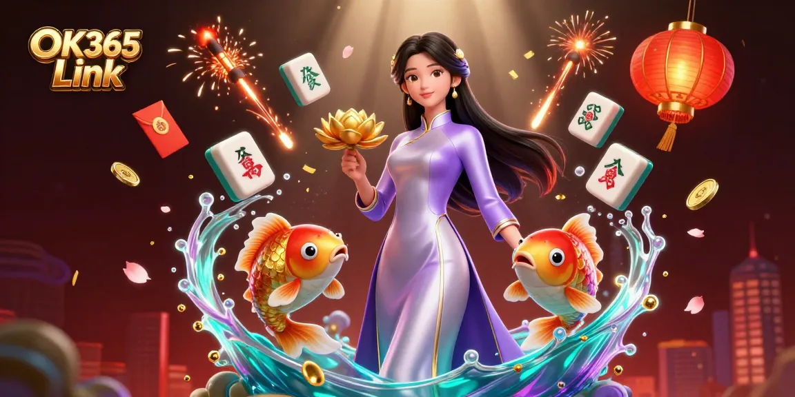 Experience engaging entertainment at OK365 Link with a vibrant 3D celebration of Asian culture and gaming.