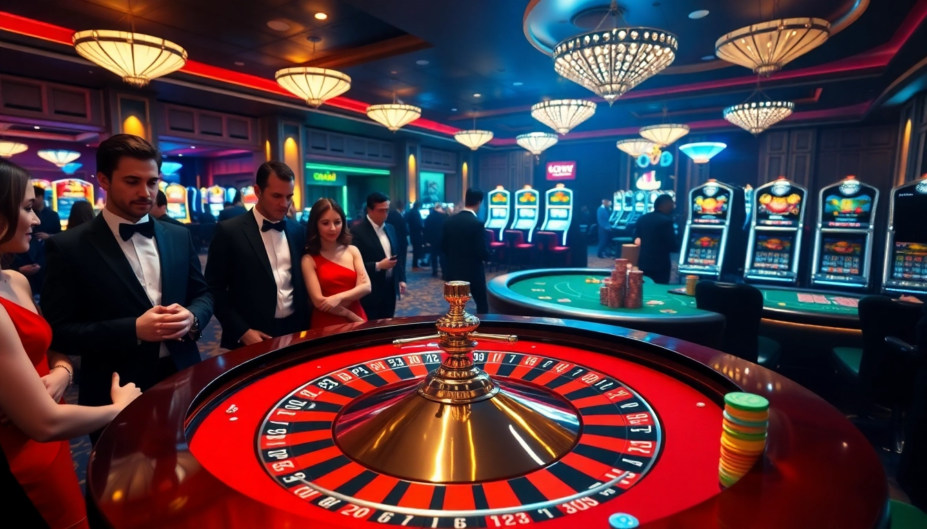 Experience the thrill at https://fun79.bio/ with vibrant casino scenes filled with excitement and luxury.