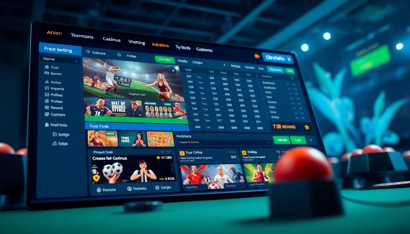Online betting interface of okvipwin.live showcasing vibrant promotions and user-friendly design.