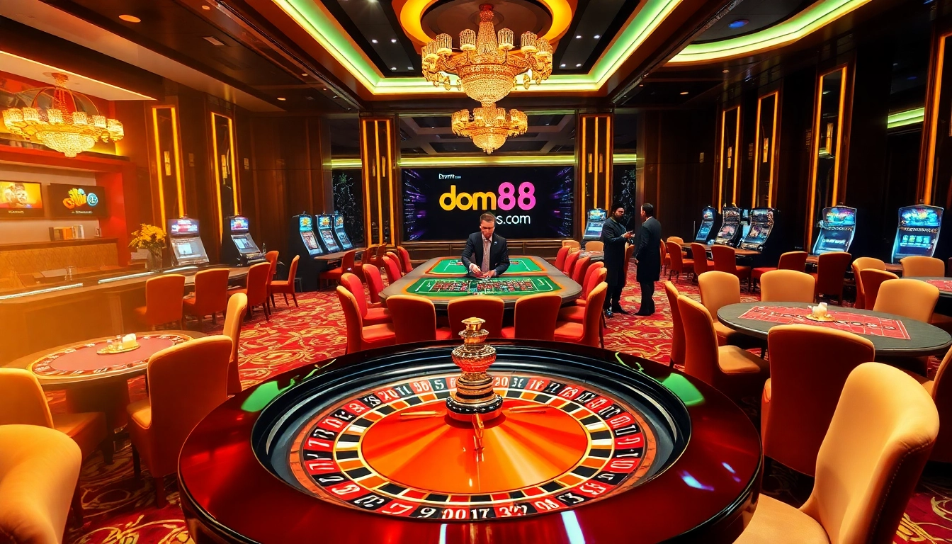 Experience the thrill of professional gaming at dom88.us.com with immersive casino visuals and engaging gameplay.