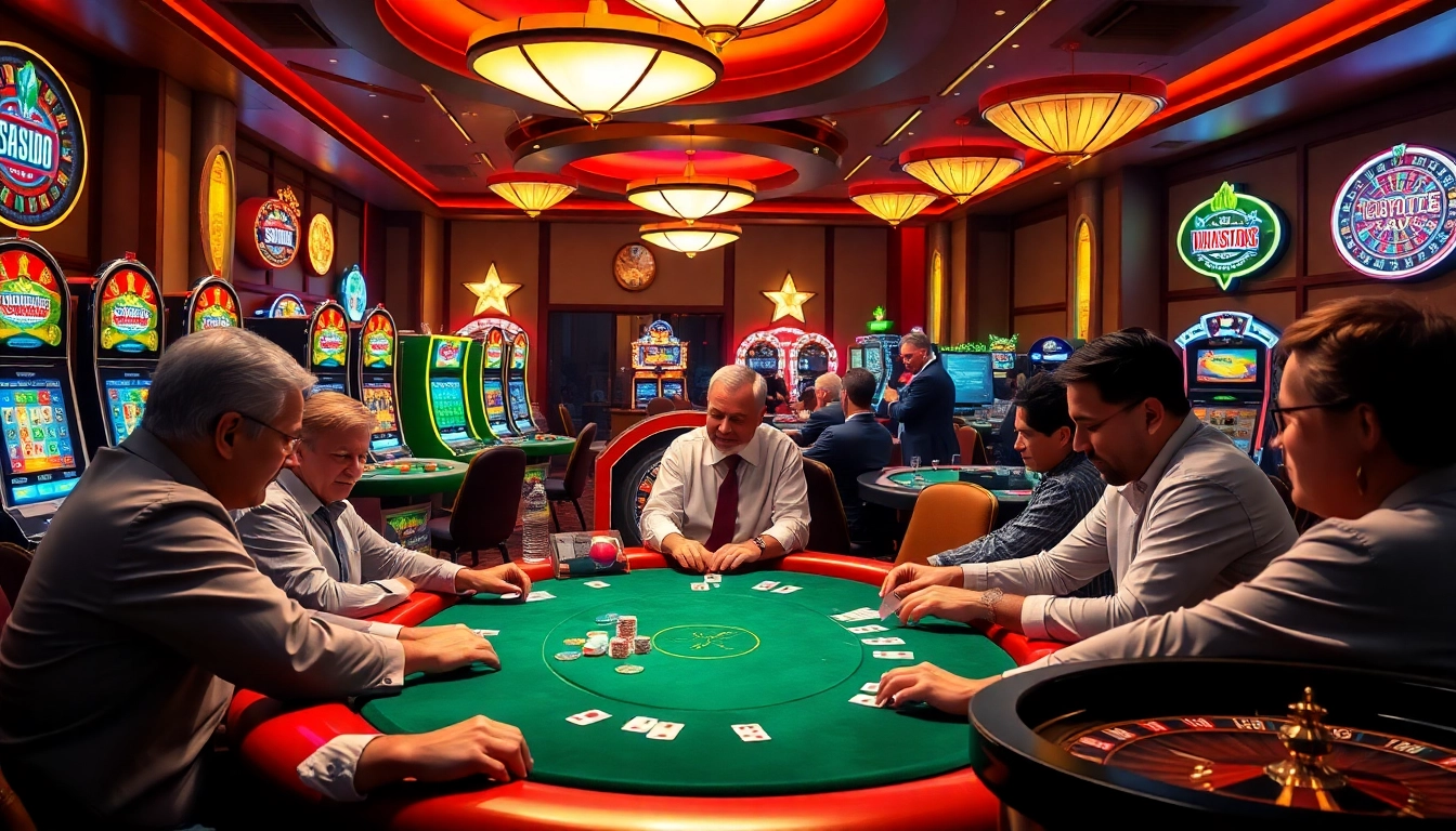 Experience high-stakes gameplay at loto188.gb.net, showcasing a vibrant poker scene.