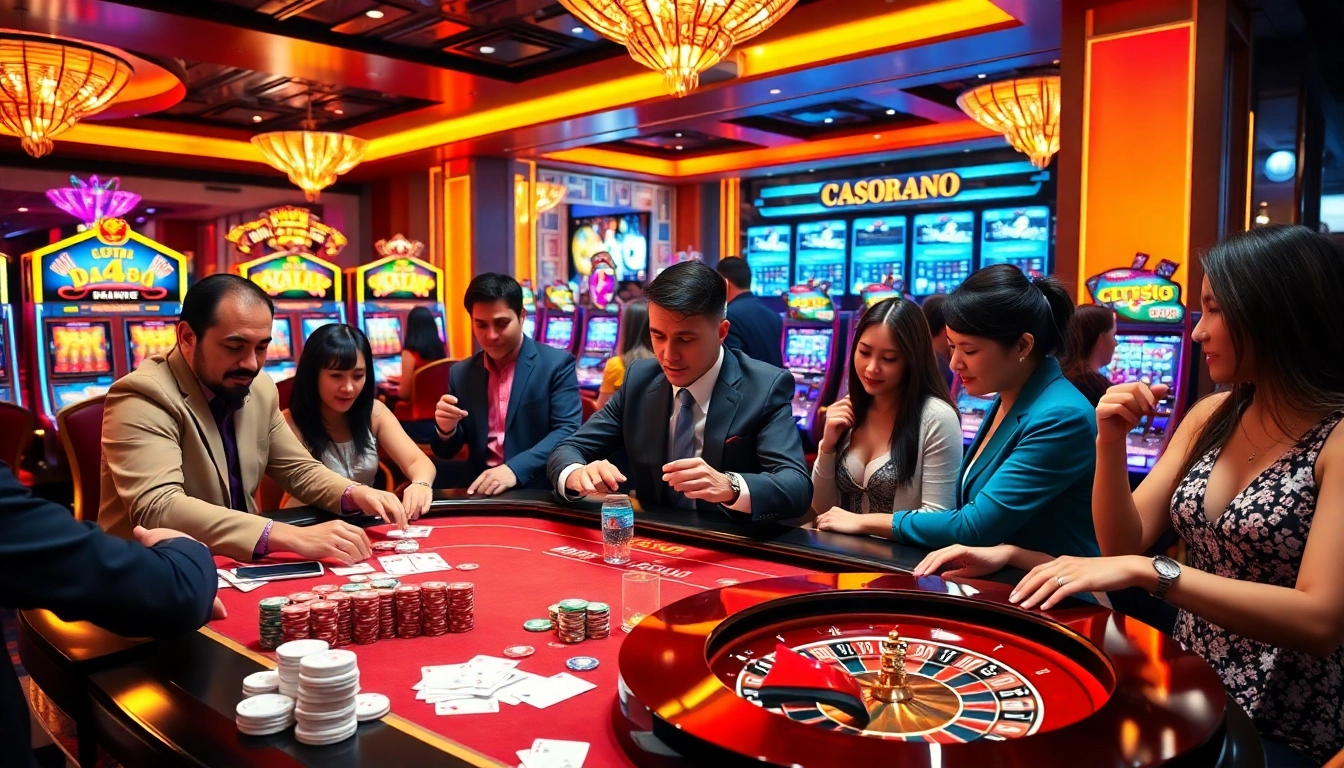 Experience thrilling gaming with DA88 at a luxurious casino table surrounded by poker chips and cards.