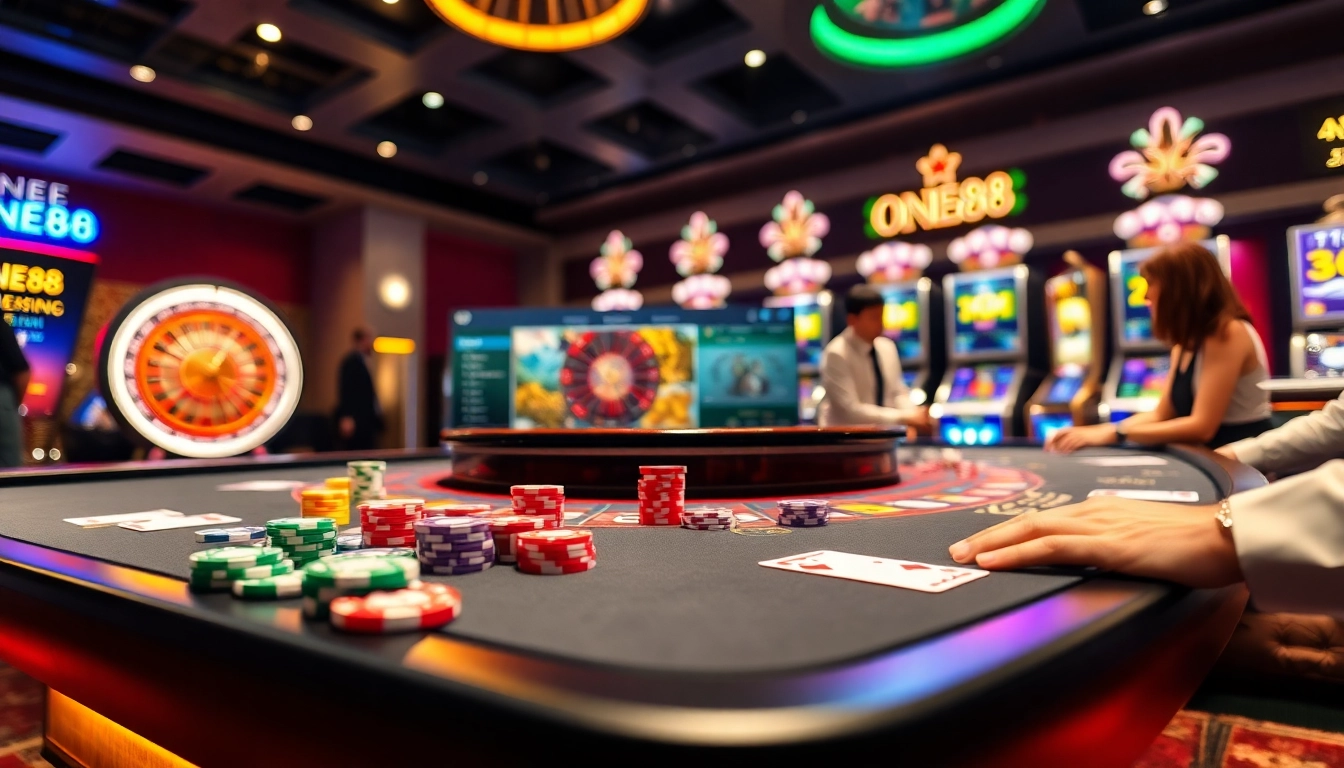 Experience the thrill of ONE88 with vibrant casino games and exciting betting options.