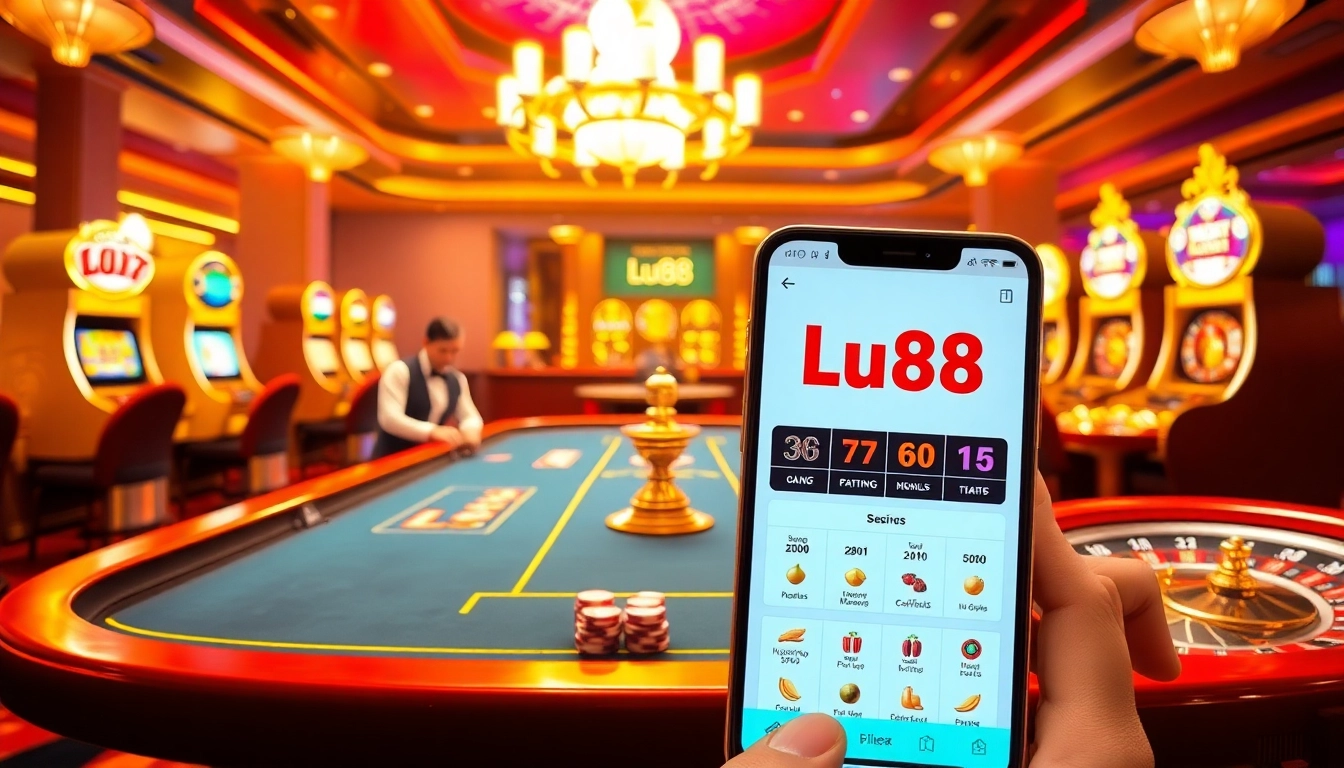 Experience the exciting world of online gambling with trang chủ lu88 showcasing vibrant casino games and user-friendly interfaces.
