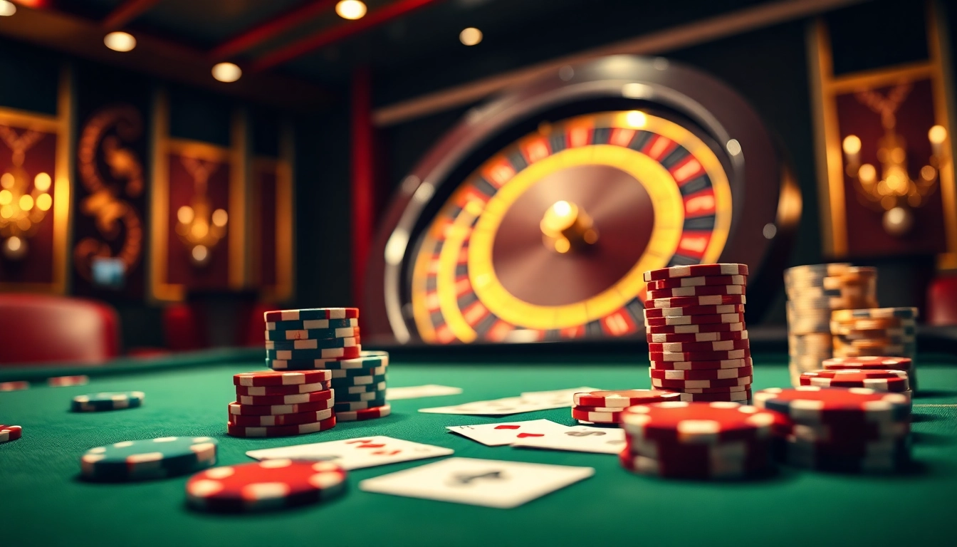 Experience the thrilling excitement of 888neww8.com with dynamic casino visuals featuring poker chips and a roulette wheel.